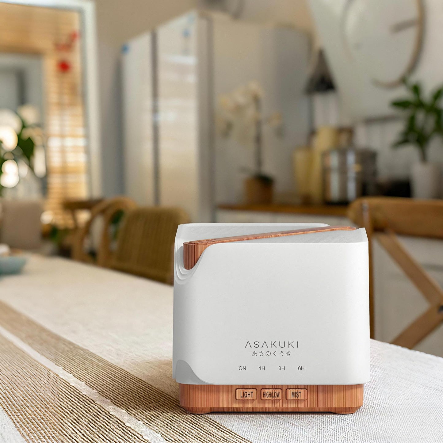 ASAKUKI 700 ml Premium Essential Oil Diffuser 5-in-1 Ultrasonic Humidifier