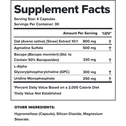 LEGION Ascend Nootropic | All-Natural Brain Support + Alpha-GPC