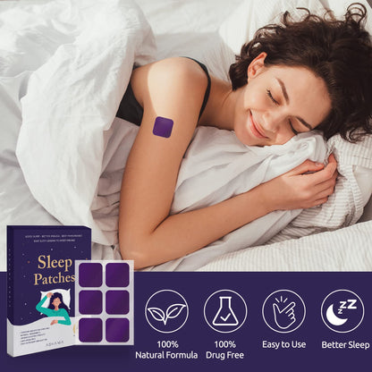Ashania Sleep Patches for Adults – Upgraded 42-Count Set | Easy to Apply