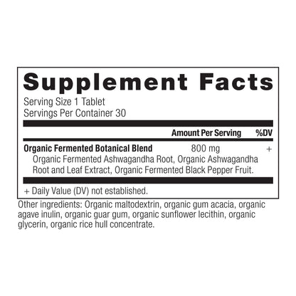 Ancient Nutrition Ashwagandha Tablets – Stress Relief, Energy, Mental Clarity, 30 Capsules (Paleo & Keto Friendly)