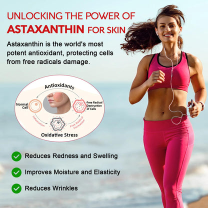 Astaxanthin Supplements 24mg – 150 Softgels, 5 Month Supply | Non-GMO, Gluten Free