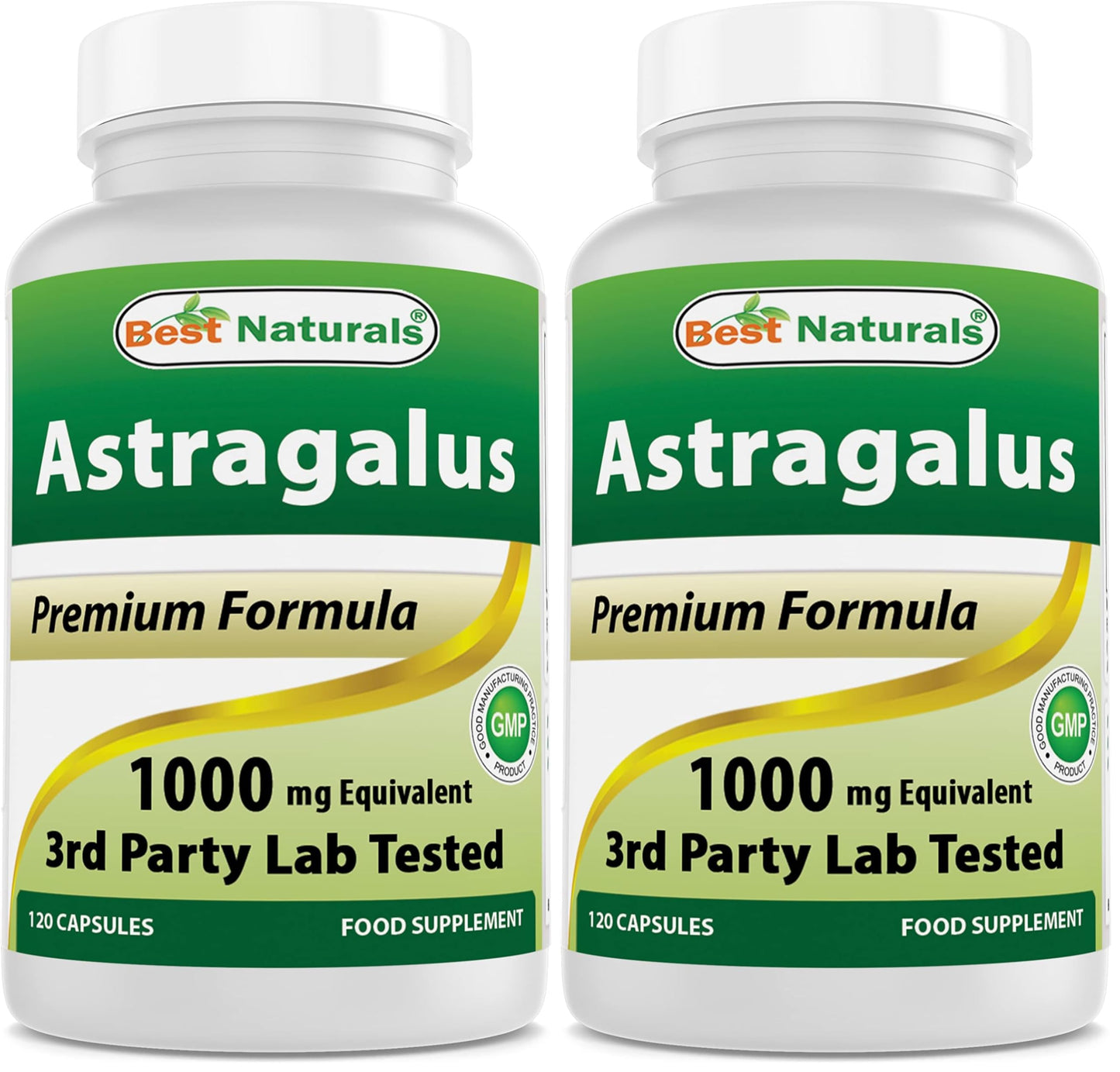 Best Naturals Astragalus Capsule 1000 mg – 120 Count (Pack of 2)