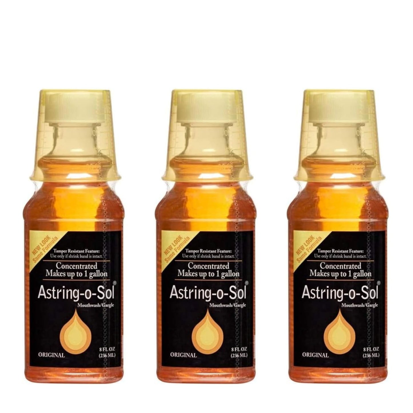 Astring-O-Sol Concentrated Mouthwash/Gargle - Original 8 oz (Pack of 3)