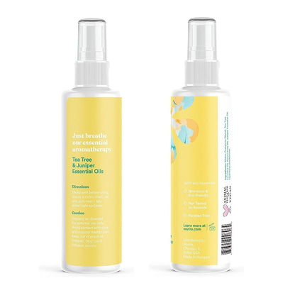 ASUTRA Tea Tree & Juniper Aromatherapy Spray, 4 oz – Multi-Use Mist