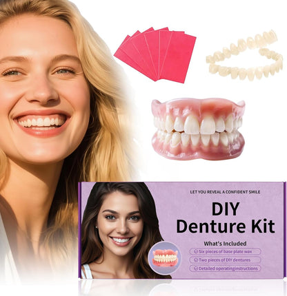 At-Home DIY Denture Kit: Full Upper & Lower Dentures for Smile Transformation – ZZ6