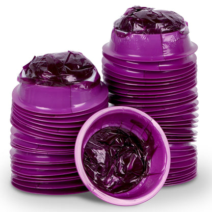ATDAWN 50 Pack Emesis Bags – Disposable Vomit Bags for Travel & Car Sickness (Purple)