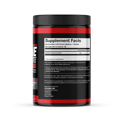 ATHLEAN-X X-CREATINE Pure Micronized Creatine Monohydrate Powder – 90 Servings | Gluten-Free, Non-GMO