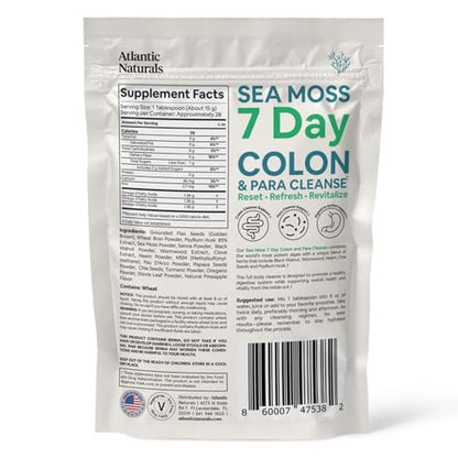 Atlantic Naturals Sea Moss Digestive Support Drink Mix – Pineapple 14oz (7-Day)