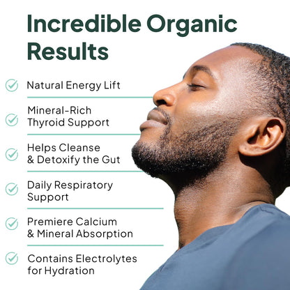 Organics Ocean Wild Sea Moss Capsules – 60 Capsules | Organic Irish Sea Moss, Bladderwrack, Chlorella & Vitamin D3