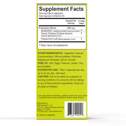 Atrantil 90 Capsules | Polyphenol Digestive Support for Bloating & Gas