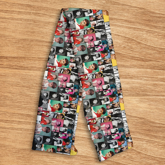 Audrey Hepburn Montage - Soft Fleece scarf