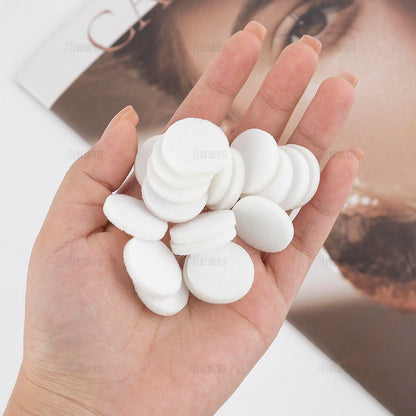 AUEAR 100-Pack White Round Mini Diffuser Refill Pads for Necklace Pendant