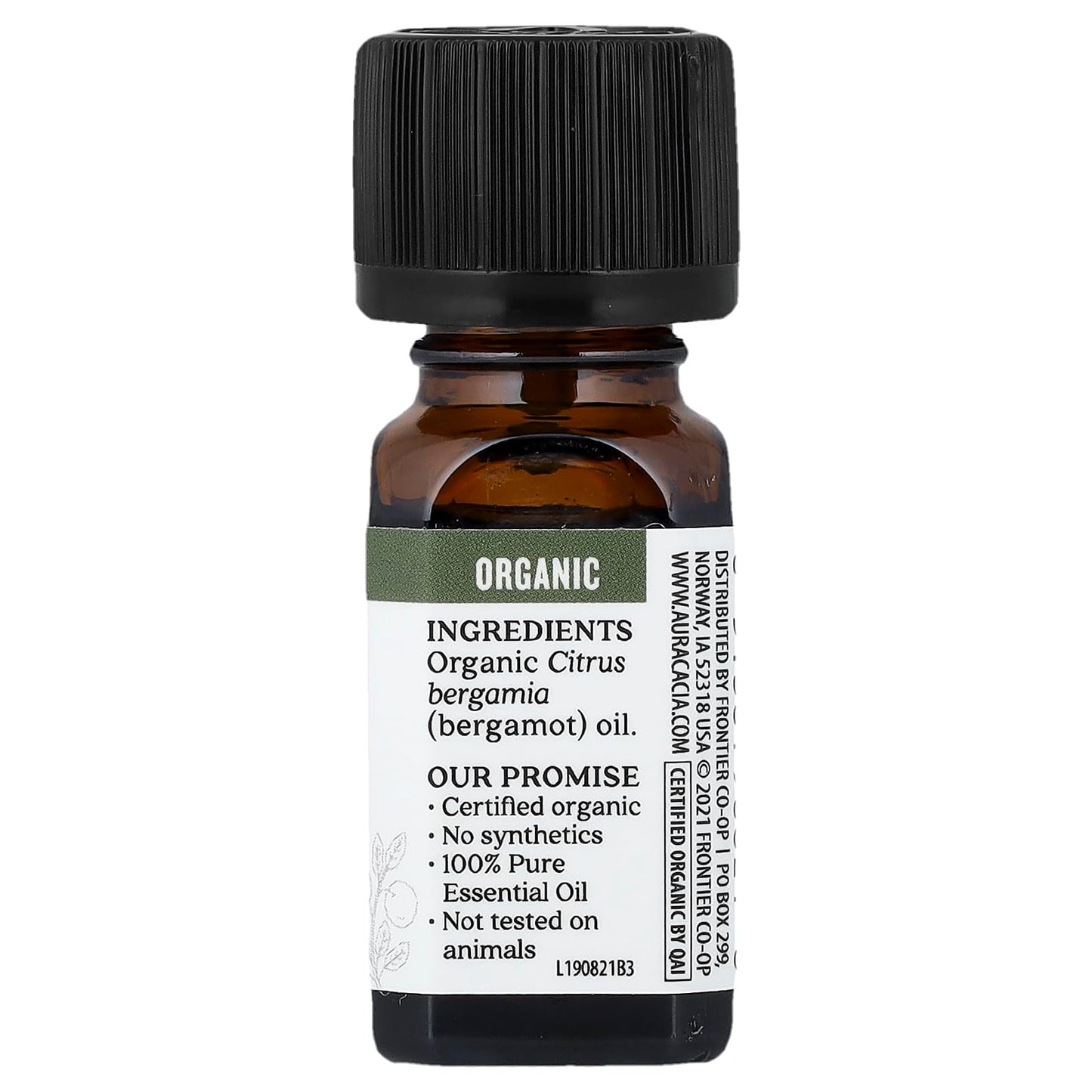 Aura Cacia Bergamot Essential Oil 100% Organic - 0.25 oz