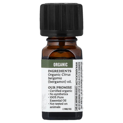 Aura Cacia Bergamot Essential Oil 100% Organic - 0.25 oz