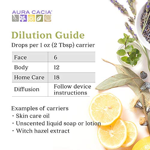 Aura Cacia Discover Essential Oils Kit – 4-Pack Starter Set (Lavender, Eucalyptus, Peppermint & Tea Tree)