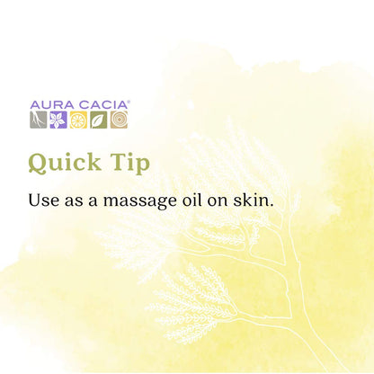 Aura Cacia Ready-to-Use Frankincense Essential Oil in Fractionated Coconut Oil – 4 fl oz | GC/MS Tested