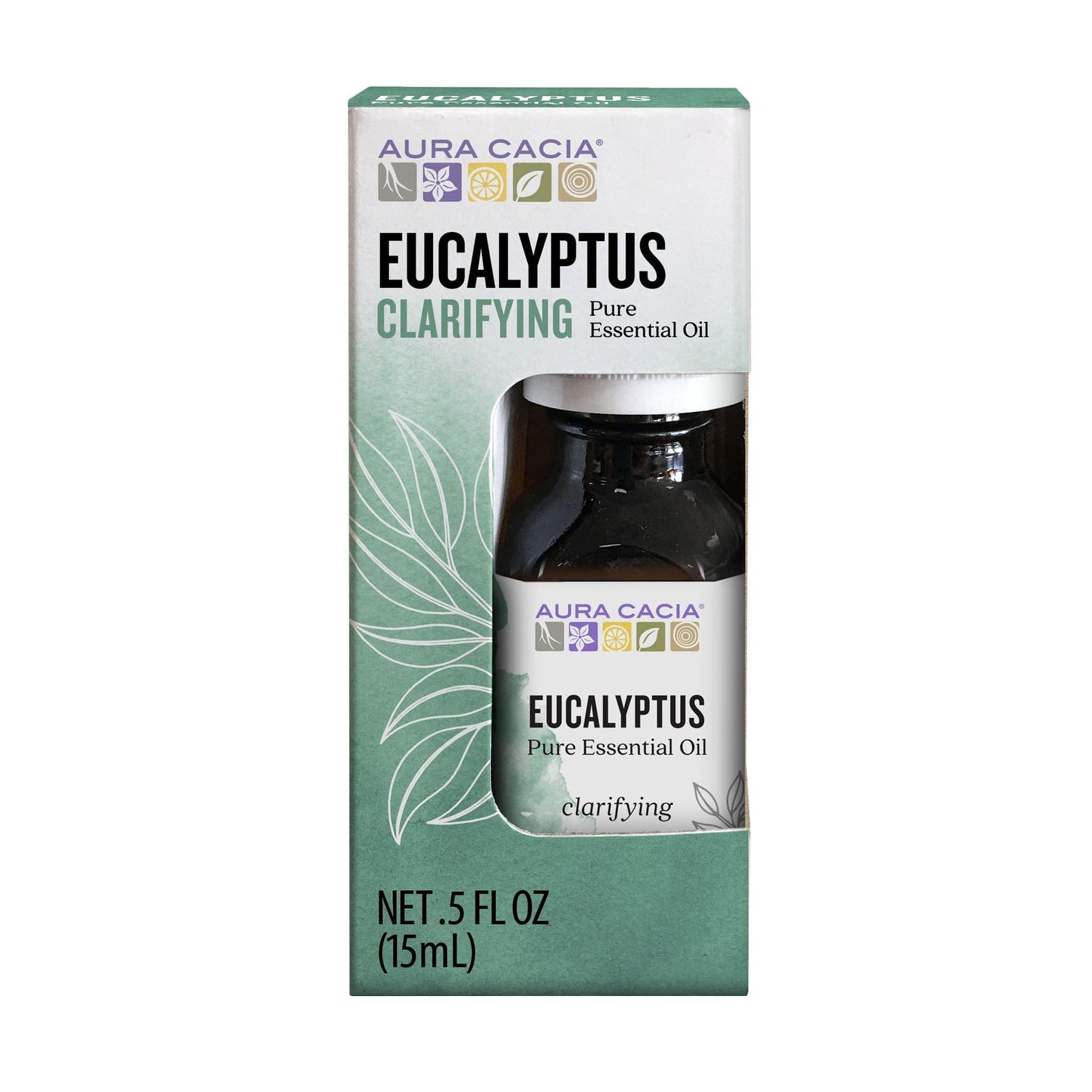 Aura Cacia Eucalyptus Essential Oil – Boxed (0.5 oz) | Pure Essential Oil