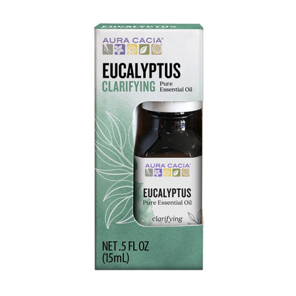 Aura Cacia Eucalyptus Essential Oil – Boxed (0.5 oz) | Pure Essential Oil