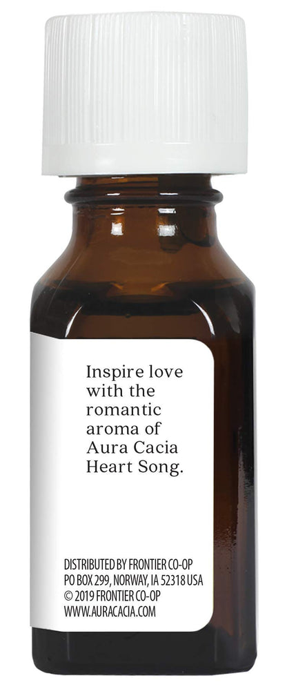 Aura Cacia Heart Song Essential Oil Blend - 0.5 fl oz | Calming Rosy Aromas