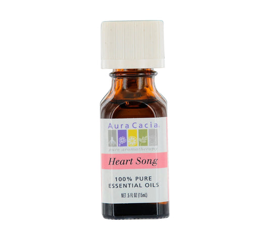 Aura Cacia Pure Essential Oil Heart Song Rose Absolute in Jojoba - 0.5 fl oz