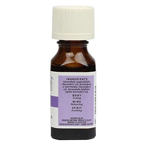 Aura Cacia Lavender Harvest Pure Essential Oil Blend 0.5 oz