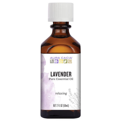 Aura Cacia 100% Pure Lavender Essential Oil – GC/MS Tested for Purity | 60 ml