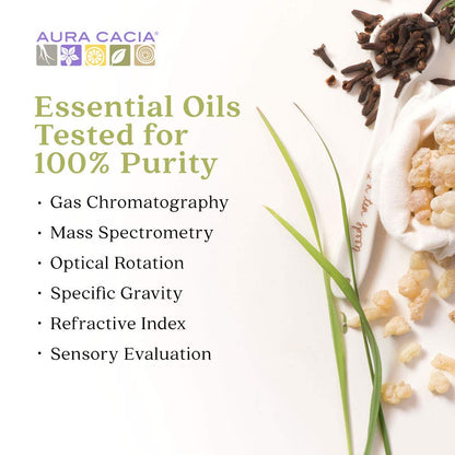 Aura Cacia 100% Pure Lavender Essential Oil – GC/MS Tested for Purity | 60 ml