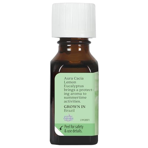 Aura Cacia Pure Lemon Eucalyptus Essential Oil | 0.5 fl. oz. | Corymbia citriodora