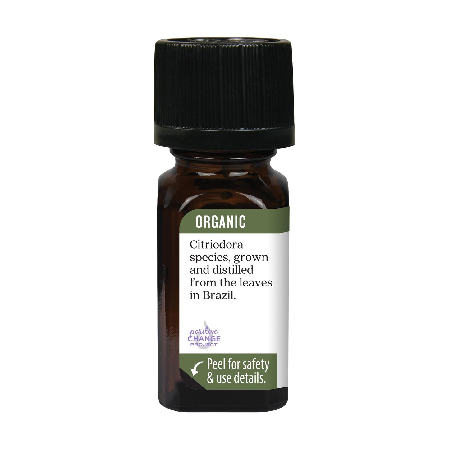 Aura Cacia Certified Organic Lemon Eucalyptus Essential Oil – Corymbia citriodora 0.25 oz