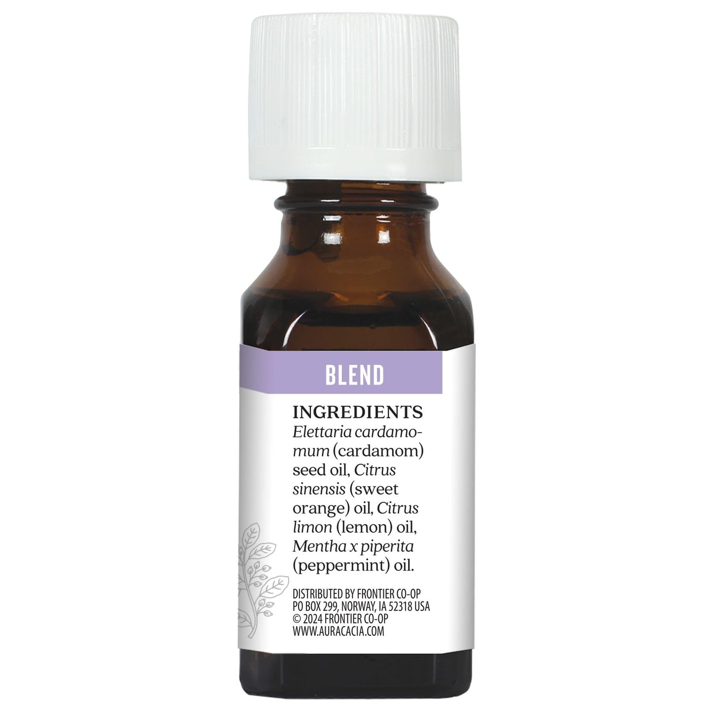 Aura Cacia Essential Solutions Pep Talk Oil Blend – 0.5 fl oz