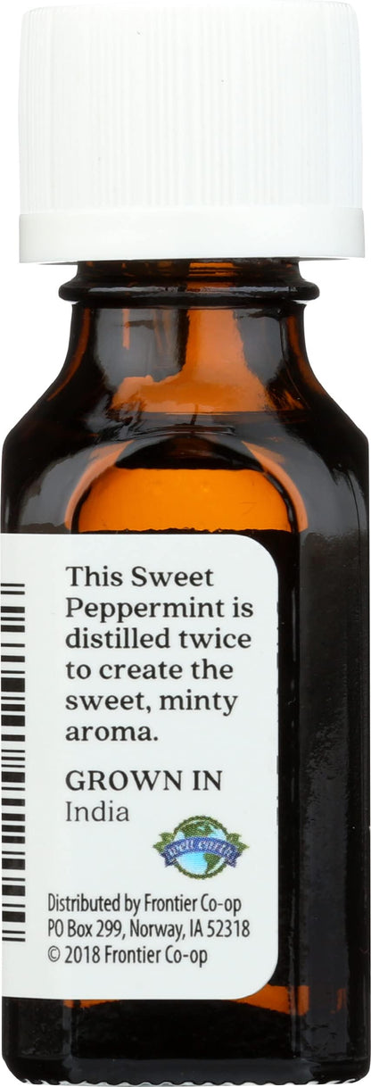 Aura Cacia Pure Sweet Peppermint Essential Oil | 0.5 fl oz | Mentha piperita