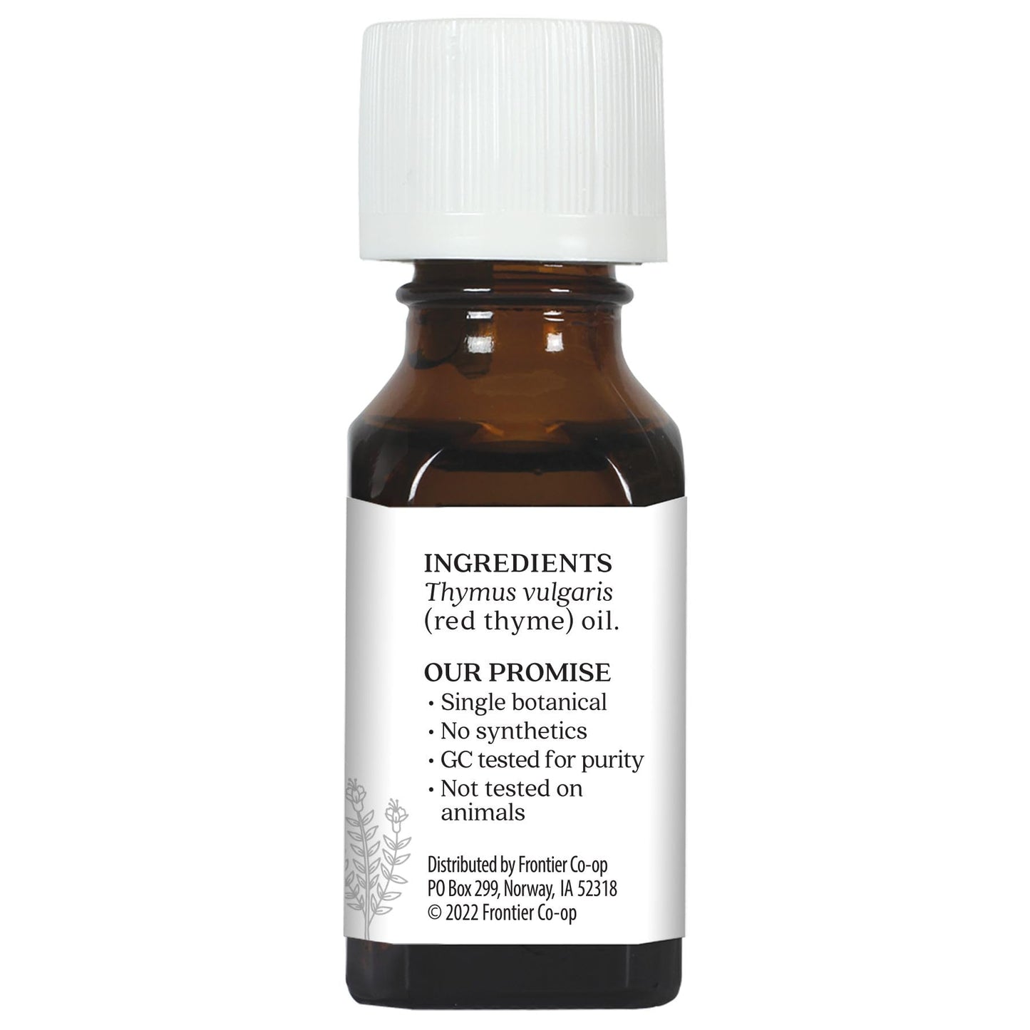 Aura Cacia Red Thyme Essential Oil – GC/MS Tested for Purity – 15ml (0.5 fl oz)