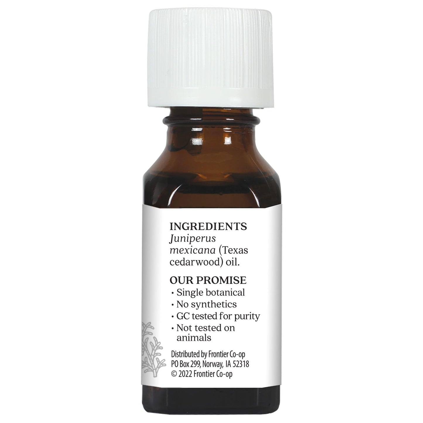 Aura Cacia Texas Cedarwood Essential Oil – 0.5 fl oz, 100% Pure Juniperus Mexicana