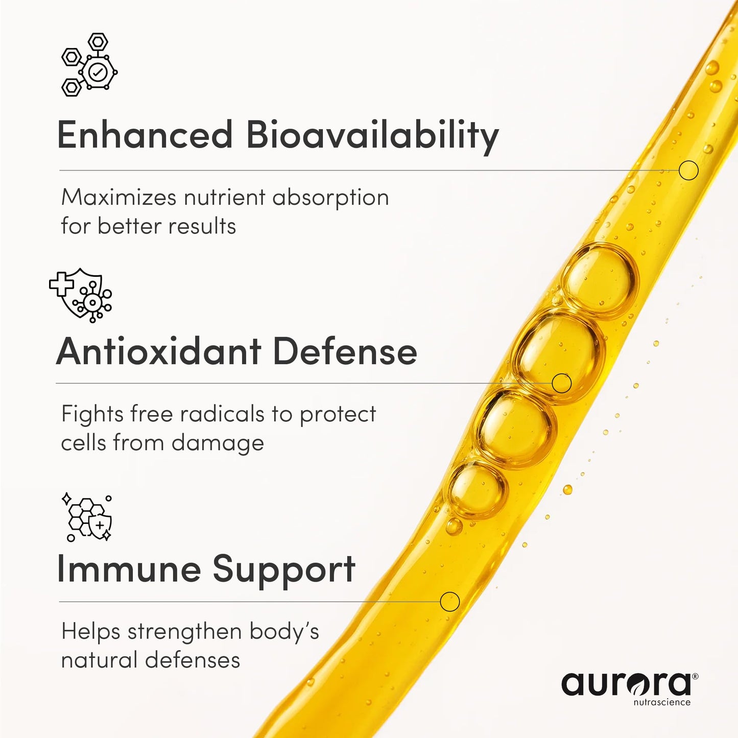 Aurora Nutrascience Micro-Pack Liposomal Vitamin C – Immune Support, 1,000 mg per Serving, Gluten Free, Non-GMO, 30 Packets (21.7 oz)