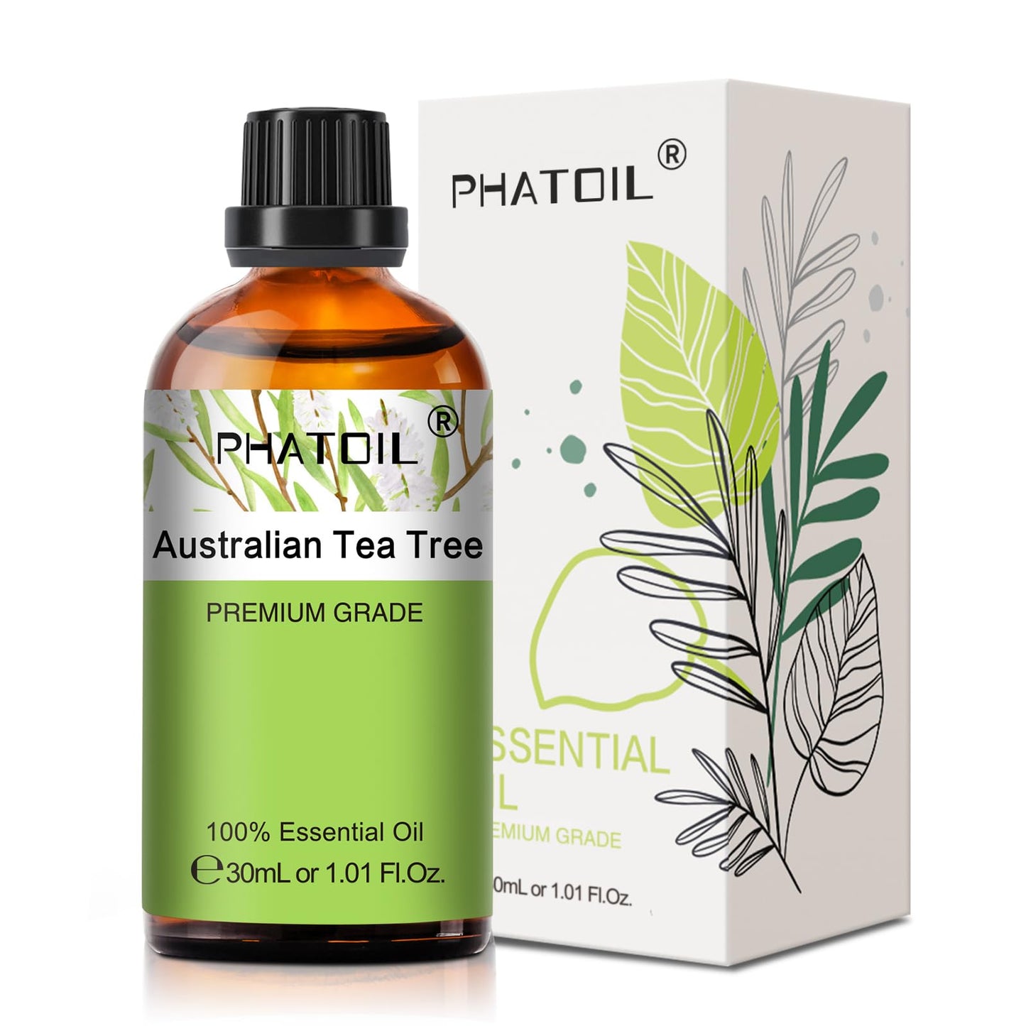 Australian Tea Tree Essential Oil 30ml | PHATOIL Pure Aromatherapy