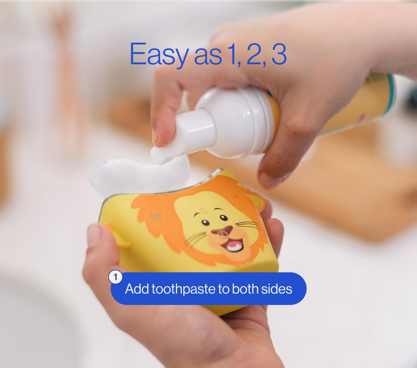 autobrush Kids Electric Toothbrush – ADA-Accepted U-Shaped, 5.1x Plaque Removal, 30s 360° Cleaning, Ages 9-12, Dinosaur