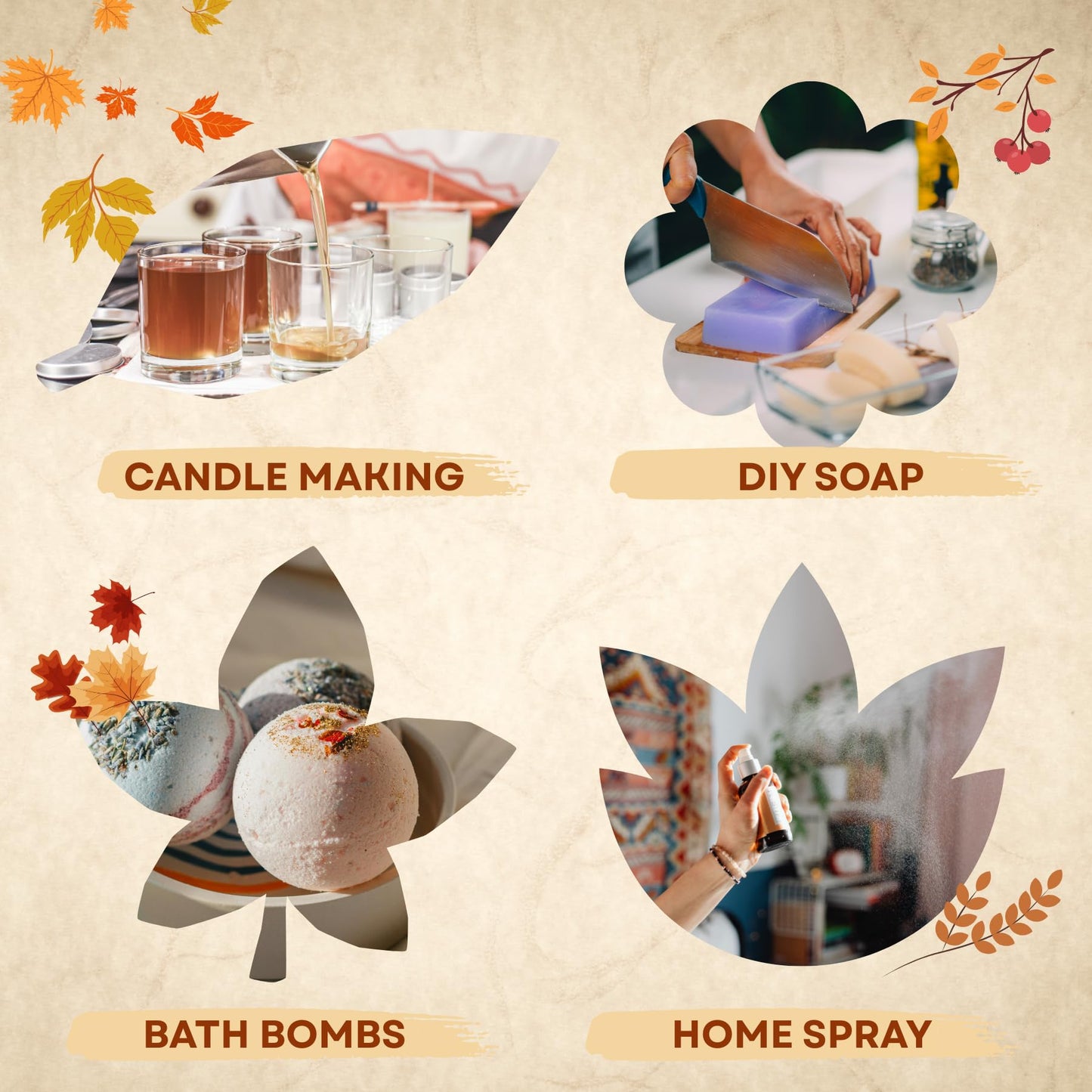 Scentia Autumn Spice Essential Oil – 500ml Fall Pumpkin Spice Diffuser Oil for Home, Halloween & Thanksgiving Décor