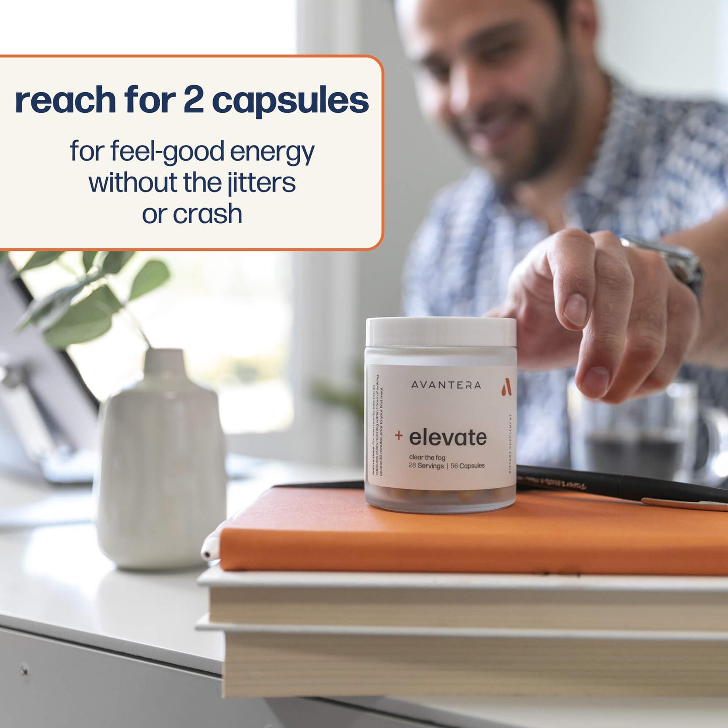 Avantera Elevate Premium Nootropic — Focus, Memory & Energy (56 Count)
