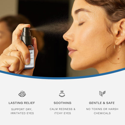 Avenova Eyelid & Eyelash Cleanser Kit | HOCl Spray + 30 NovaWipes