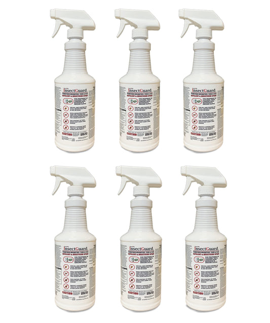 InsectGuard Permethrin Spray 32oz Quart – Mosquitoes, Ticks & Flies Repellent & Insecticide Case Pack (6) | $averPak