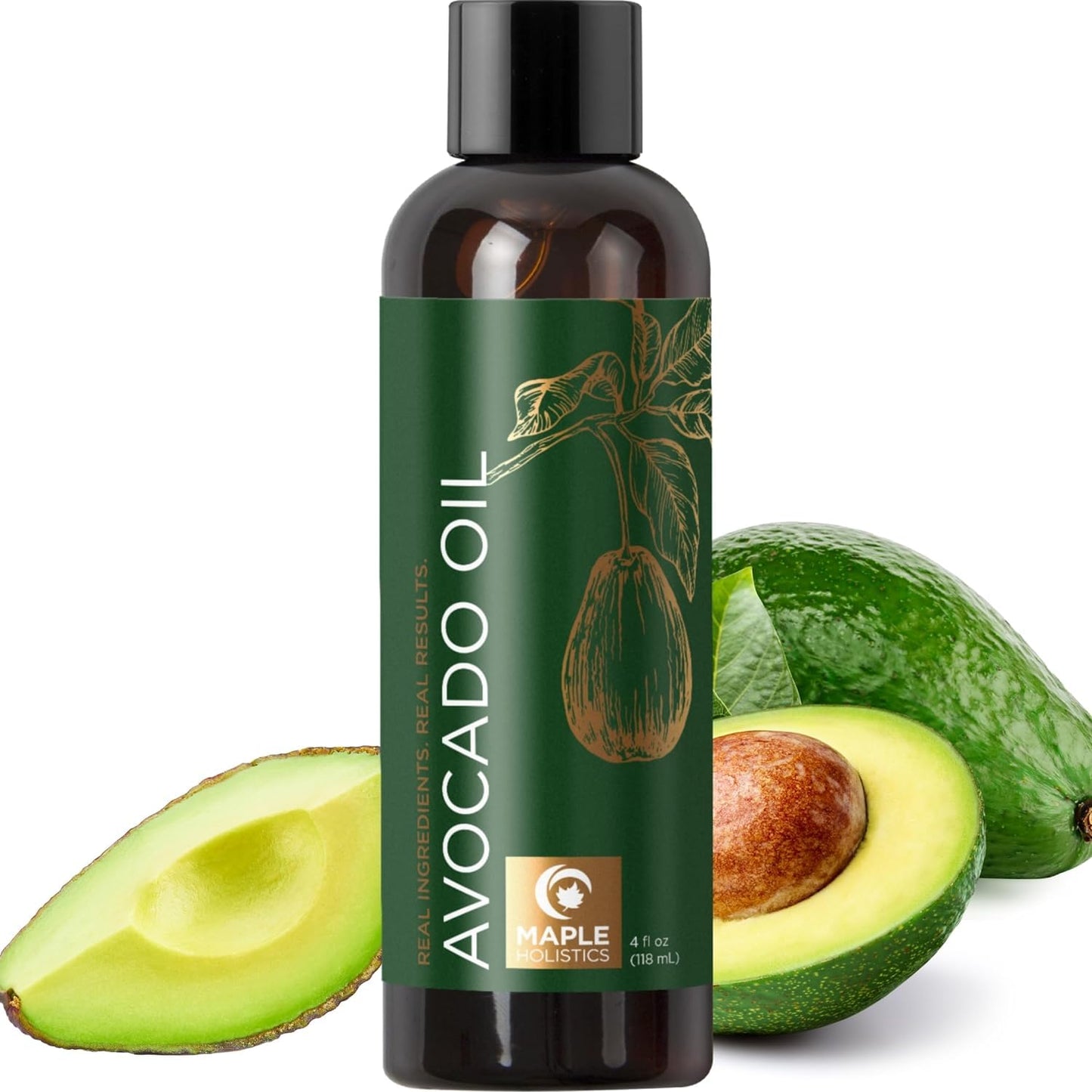 Avocado Oil for Hair and Skin - 100% Pure Avocado Carrier Oil 4 Oz | Dry Hair Treatment & Facial Moisturizer