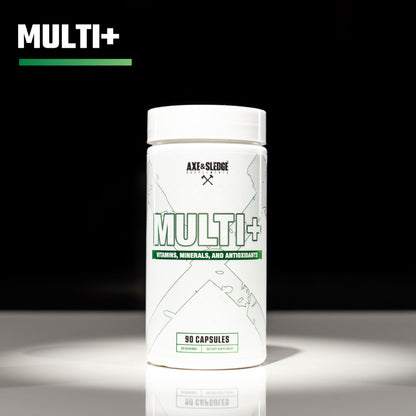 Axe & Sledge Multi Plus Multivitamin – 24 Bioavailable Vitamins, 90 Veggie Capsules