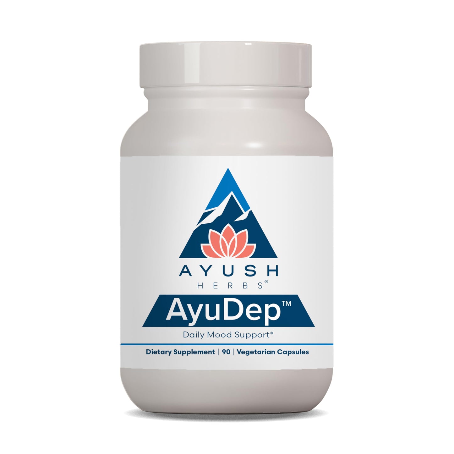 AyuDep Saffron & Ashwagandha Supplements for Adults | Ayush Herbs | 90 Vegetarian Capsules