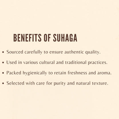 AYURVEDASHREE Suhaga (Crystals) 200gm – Borax, Sodium Borate, Tankan Bhasma