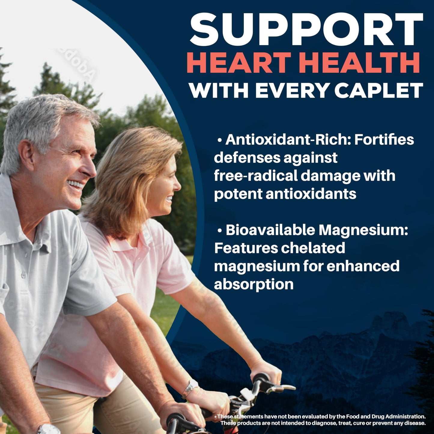 Ayush Herbs Carditone - Natural Heart Health Support with Rauwolfia, Arjuna, Calcium & Magnesium - 60 Vegetarian Caplets