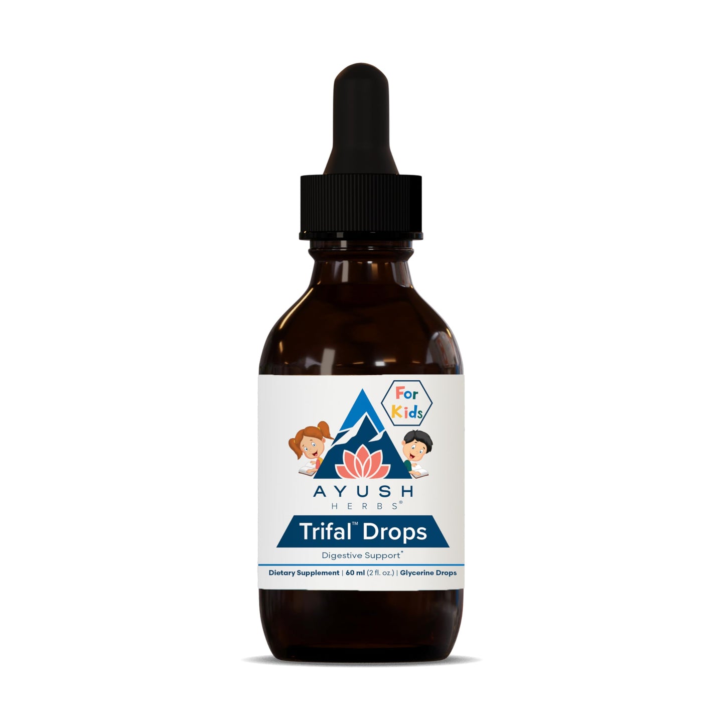Ayush Herbs Trifal Drops for Kids - Digestive & Immune Support (Alcohol-Free) 2 fl oz