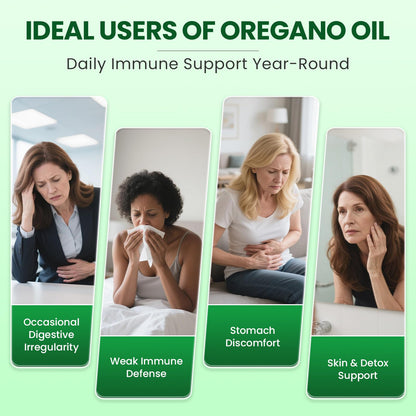 B BEWORTHS Oil of Oregano with Black Seed Oil – Carvacrol Oregano Oil Capsules for Immune & Digestive Support