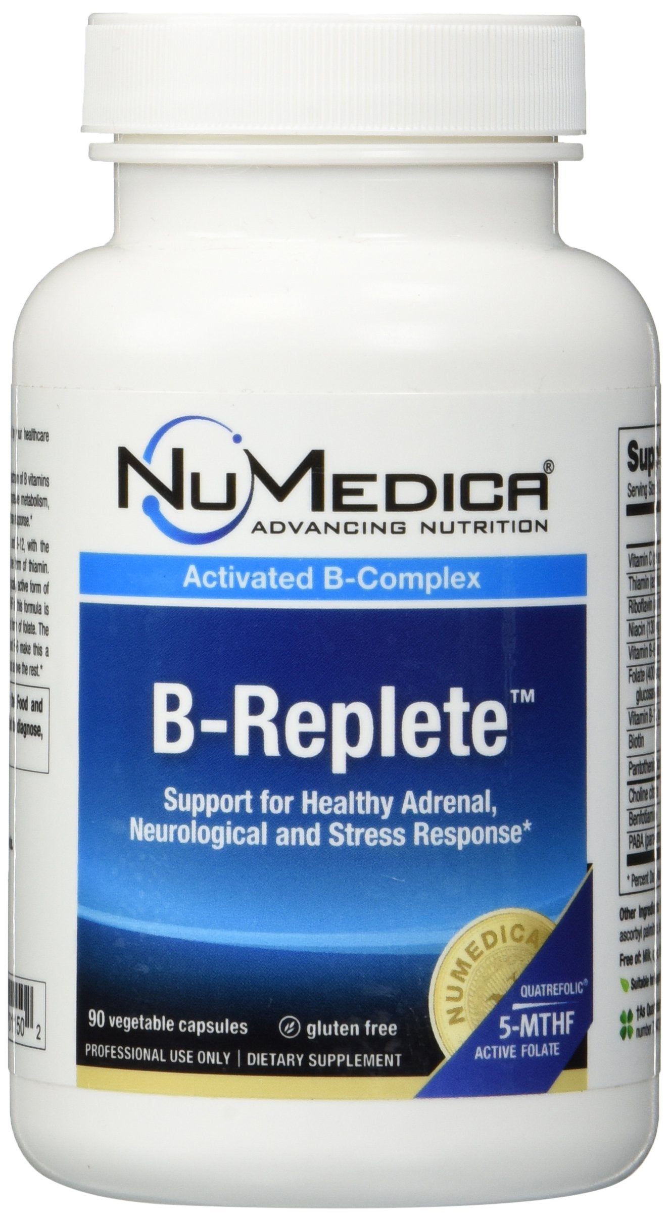 B-Replete 90 Capsules - Vitamin B Complex Supplement
