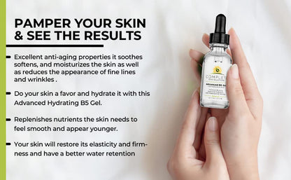 Advanced B5 Gel with Hyaluronic Acid 1 oz - Hydrating Vitamin B5 Serum