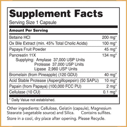 Baar Super Digestive Enzymes - 90 Capsules (Pack of 2)